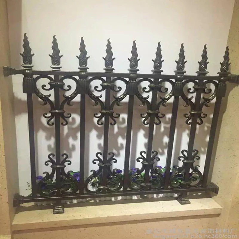 

Top-selling design galvanized iron gate and metal fence wrought iron material zinc steel fence panels factory direct price