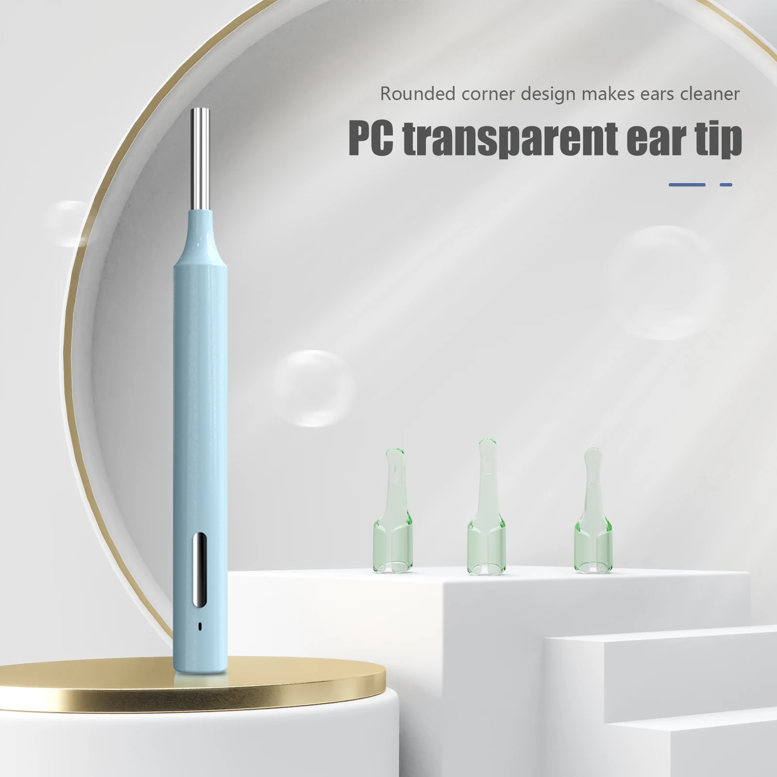 4.3mm bezprzewodowy WIFI Earpick endoskop usuwanie woskowiny otoskop CMOS wziernik optyczny aparat do czyszczenia ucha HD