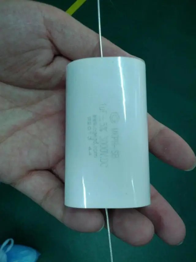 1 Buah/3 Buah 1UF3000V Tegangan Tinggi Penyerapan Kapasitor Pin Menyebabkan Kapasitor Film