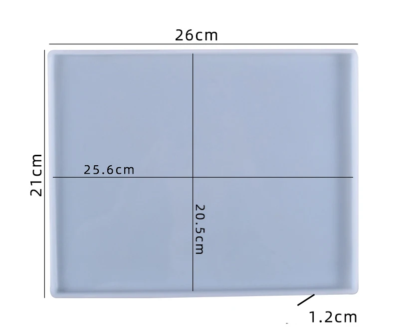 

Silicone Mold For Breakfast frutis Tray Plate Crystal Epoxy Resin mold Silicone Mould DIY Handmade art Tool