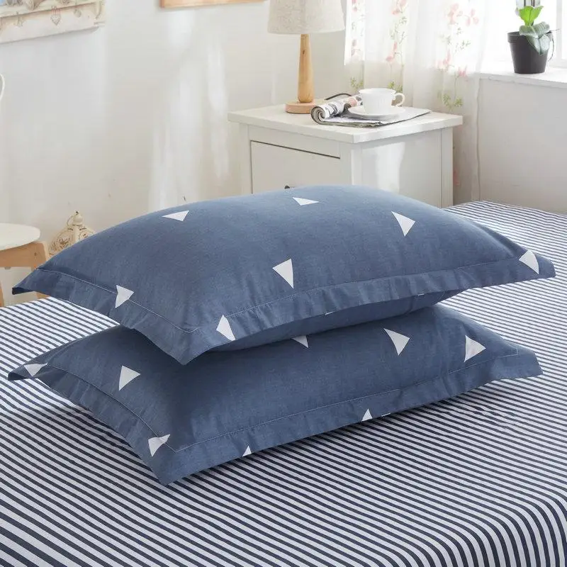 1 piece 48*74cm Rectangle cotton Throw Pillow Case Super Soft Pillowcases Washable Home Bed Adornment Pillowcase