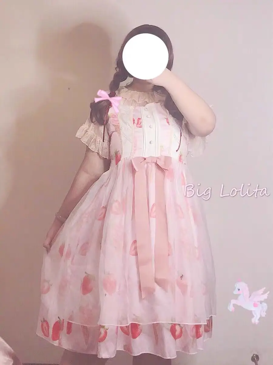 Lolita słodka słodka sukienka wysokiej talii sukienka w stylu wiktoriańskim kawaii dziewczyna moda koronka w stylu vintage bowknot duży rozmiar duży