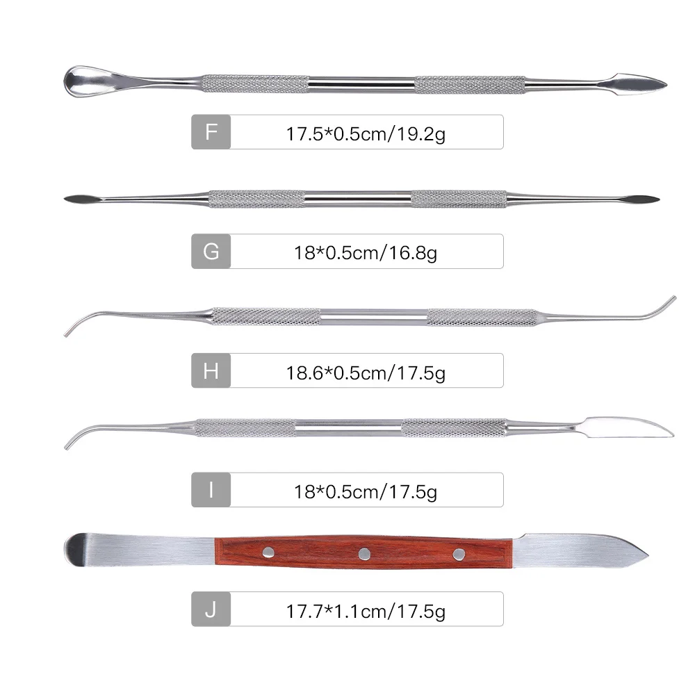 Dental Spatula Plaster Knife Practical Stainless Steel Versatile Teeth Wax Carving Tool Set Dental Instrument Dentist Tools