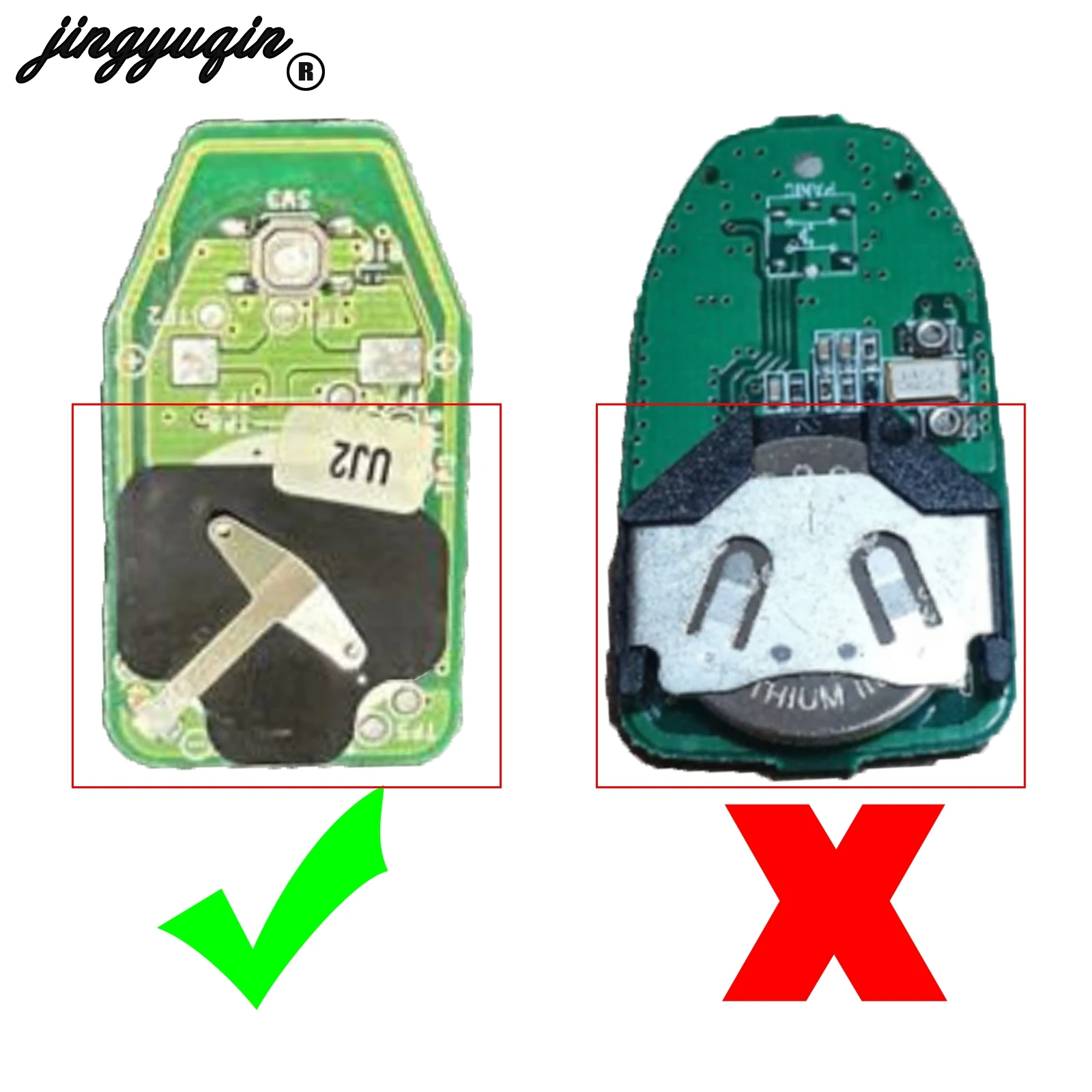 jingyuqin 3-przyciski zmodyfikowane dla Kia Carens 2006-2008 Fit Hyundai Fob zdalny kluczyk samochodowy obudowa lewego nieobciętego ostrza wymiana