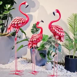 Figurki Nordic Flamingo, statua ogrodowa na zewnątrz, wystrój pokoju, akcesoria do dekoracji ślubnych, prezent, 120 cm dostosowane