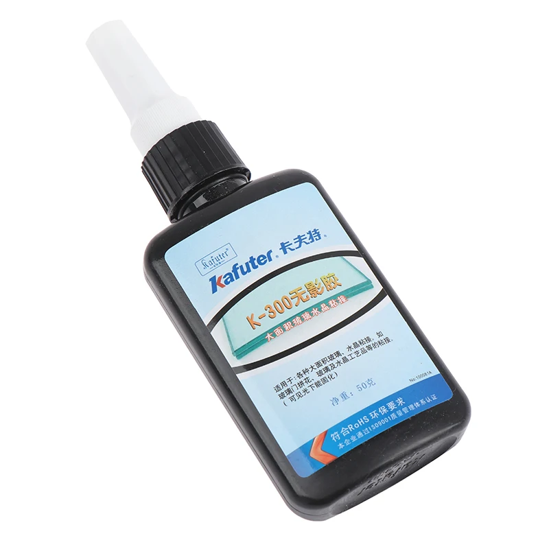 50Ml UV Keo Đóng Rắn Dính K-300 Pha Lê Trong Suốt Dán Kính Gule