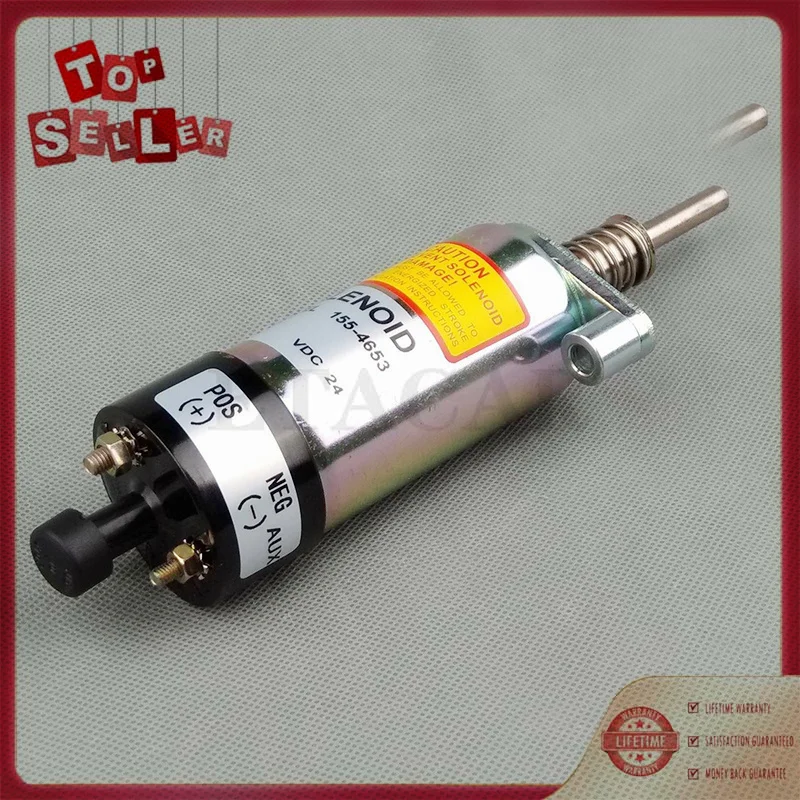 155-4653 1554653 24V Fuel Shutoff Solenoid Fits For Caterpillar 3306/E330 3E-7985