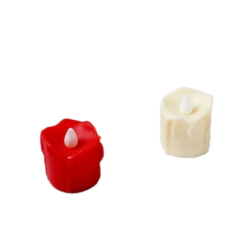 Creative LED Electronic Candle Light Flameless Small LED Tealight For Proposal Romantic Confession Wedding Decoration Props