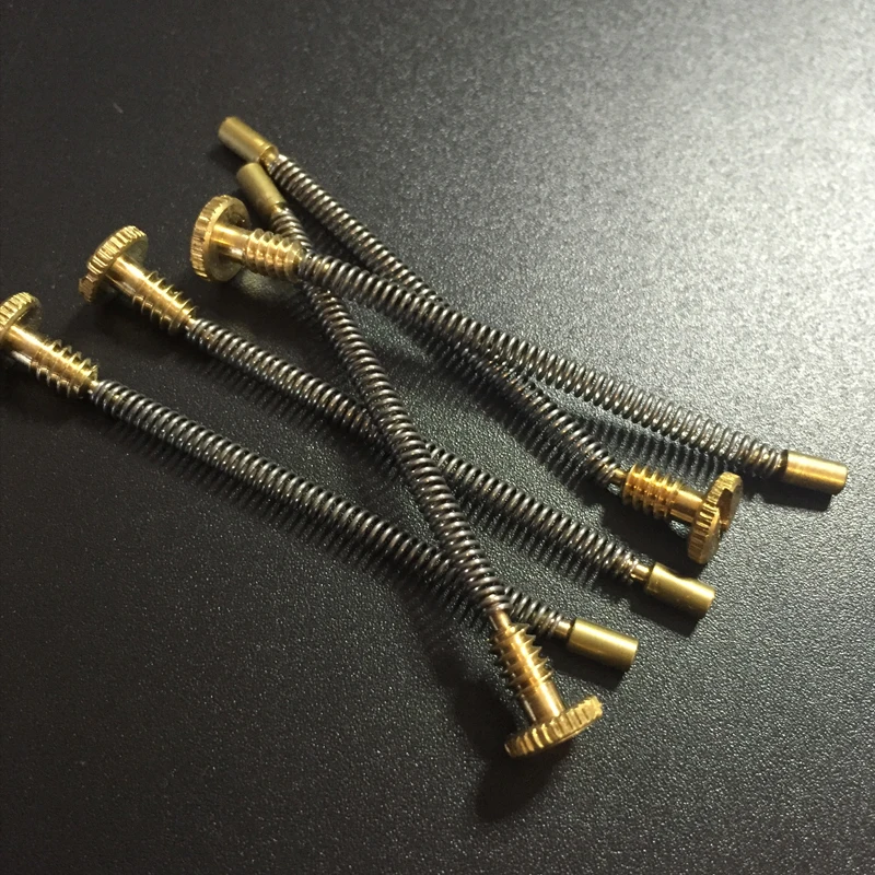5pcs 46*2.5mm Near-Original Length Custom-Made Replacement Metal Screw Spring For Zippo Lighter Repair Service Spare Accessory