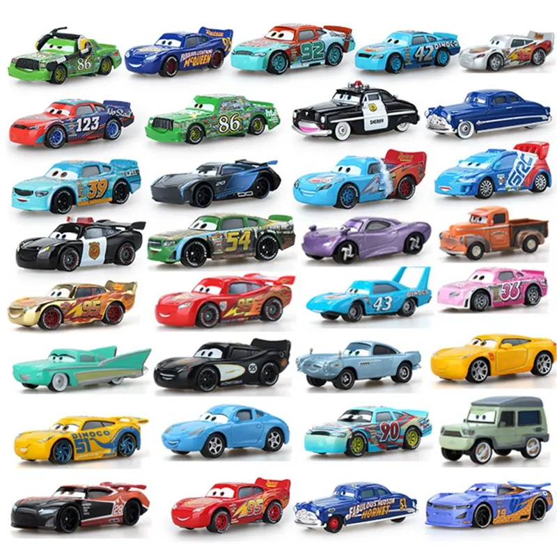 Disney Pixar Cars 3 Lightning McQueen Matt Jackson Storm Ramirez 1:55 Alloy Pixar Car Metal Die Casting Car Kid Boy Toy Gift