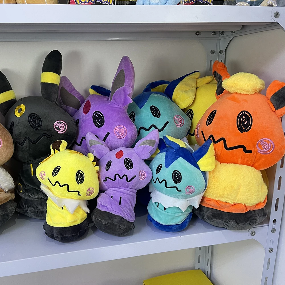 9 styles Kawaii Mimikyu Eevee Plush Doll Pokemon Stuffed Toy Cute Elf Anime Derivatives Gift For Children