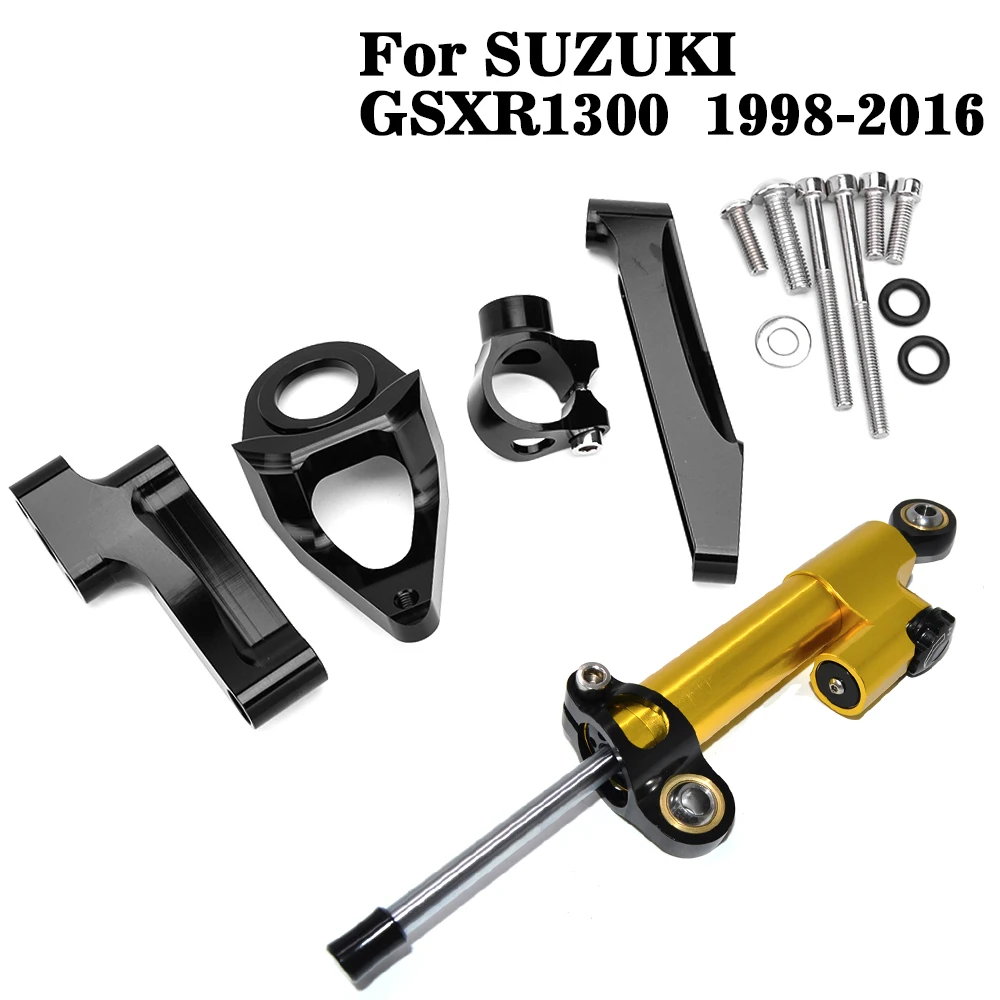 

Motorcycle GSXR 1300 Stabilizer Steering Damper Mounting Bracket Kit For Suzuki GSX1300R HAYABUSA GSXR1300 1998-2016 1999 2000