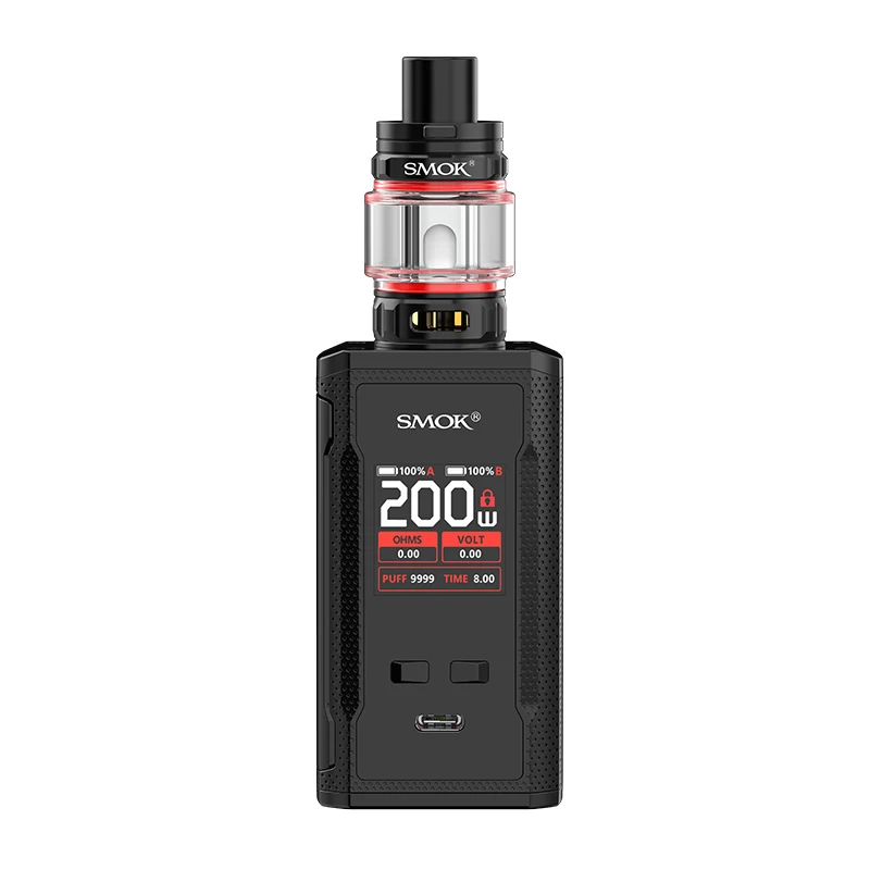 Oryginalny zestaw SMOK R-KISS 2 200 W Box MOD Vape R Kiss 2 z 6,5 ml TFV18 Mini Tank Atomizer Elektroniczny waporyzator do papierosów