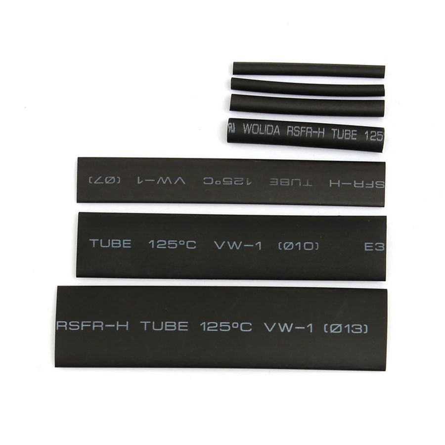 127Pcs/Set Heat Shrink Tube Termoretractil Polyolefin Shrinking Insulated Sleeving Tubing Wrap Wire Cable Sleeve Assorted Kit