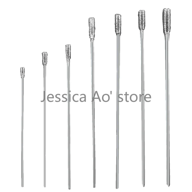 30pcs 1-2mm Jade Drilling Needle Superhard Diamond Drill Bits for Agate Bodhi Turquoise Drill Bit