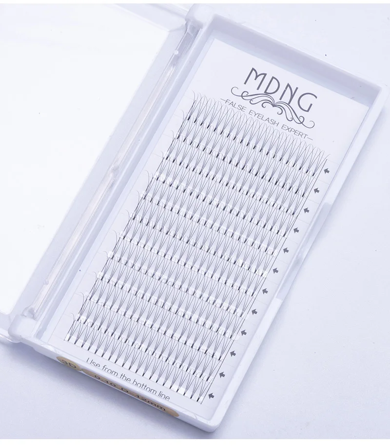 MDNG Eyelashes Premade Wide Fans 3d/4d/5d/6d/ Short Stem Russian Volume Professional Eyelash Extensions Faux Mink