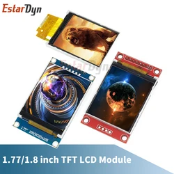 1.77 1.8 inch TFT LCD Module LCD Screen SPI serial 51 drivers 4 IO driver TFT Resolution 128*160 1.8 inch TFT interface