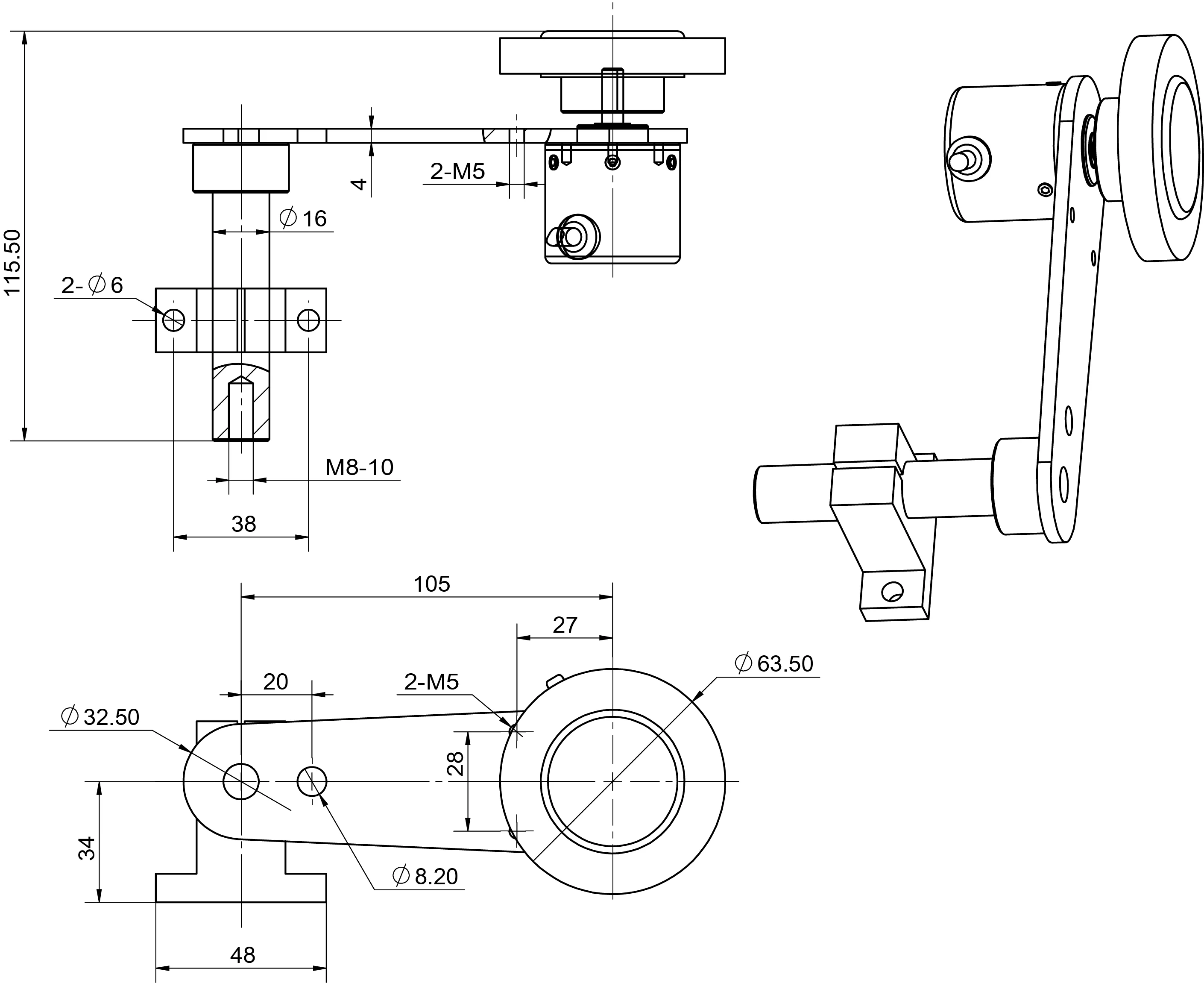 BriterEncoder Absolute Non-slip wheel bracket rotary encoder length measuring sensor Power off Memary Encoder Wheel