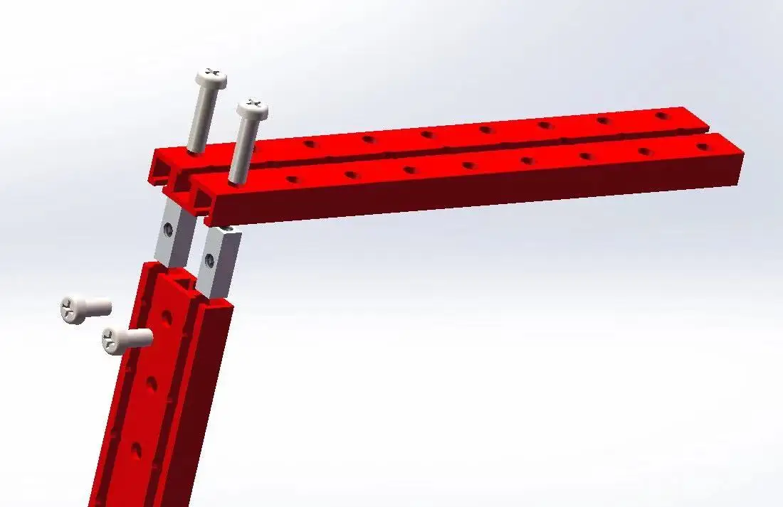 Conector de haz-Robot de aluminio, accesorios DIY