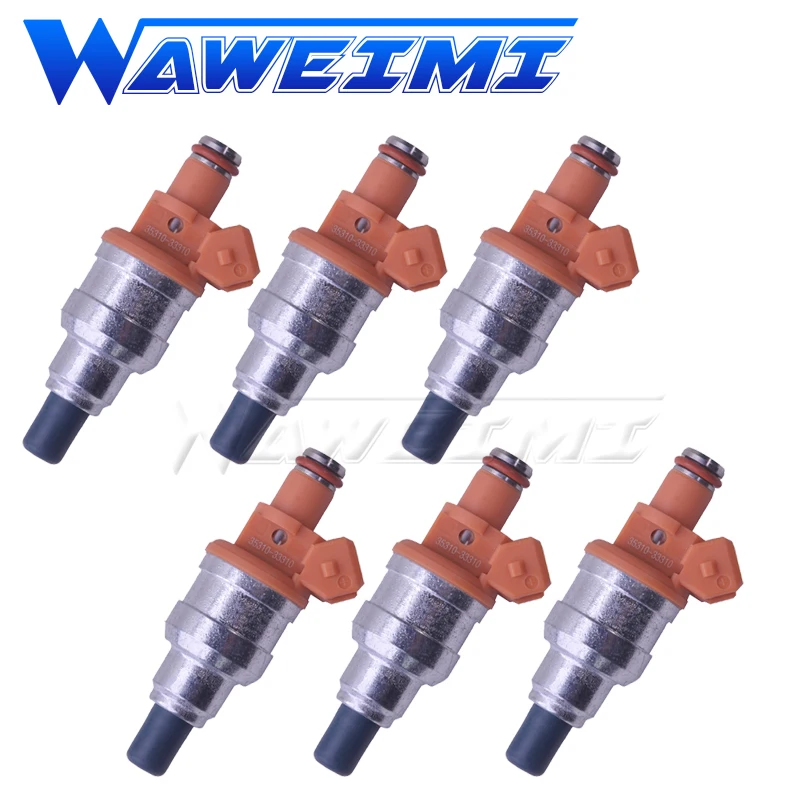 

WAWEIMI 6×Fuel Injector 35310-33310 for Elantra/Sonata 1.8L 2.0L Genuine Quality Injectors Nozzles