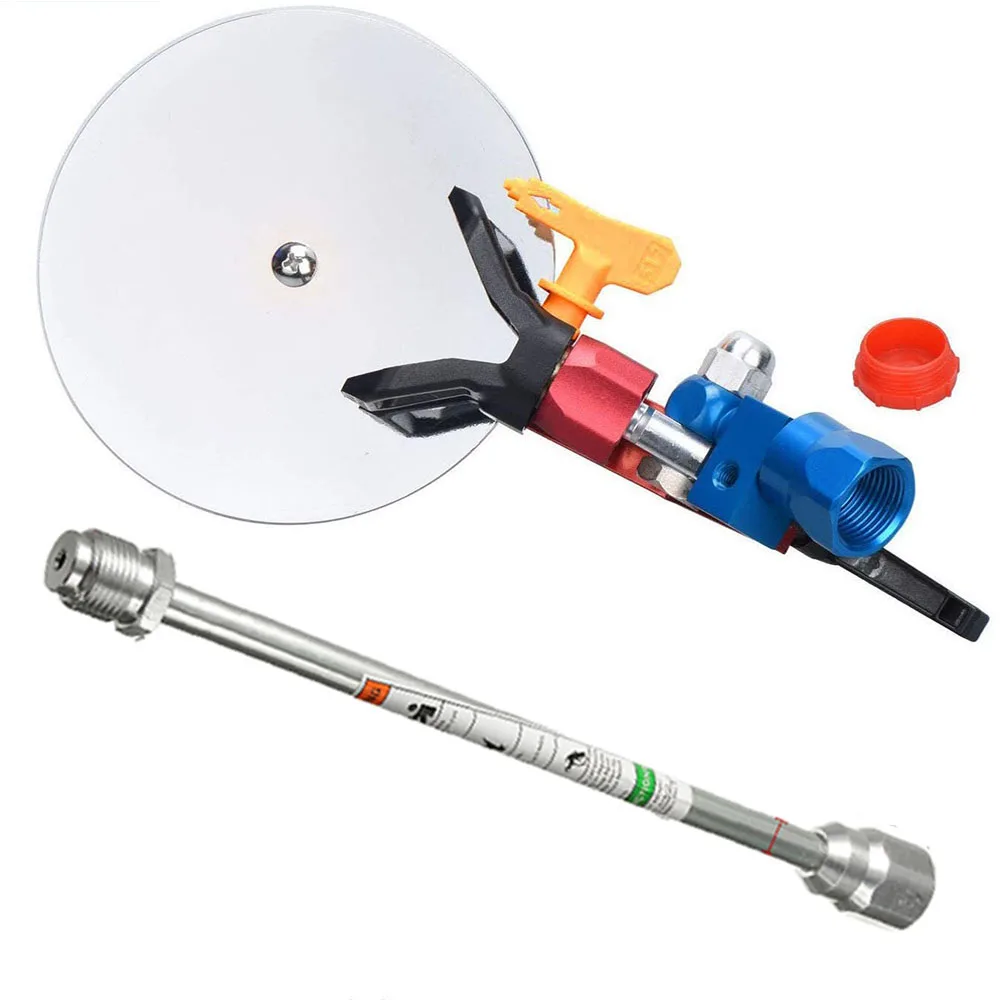 CHARHS-Herramienta de guía de pulverización para Todos los pulverizadores de pintura sin aire de 7/8 ", con punta de 517, pulverizador de poste de extensión de 11,81 pulgadas, herramientas de accesorios 538900