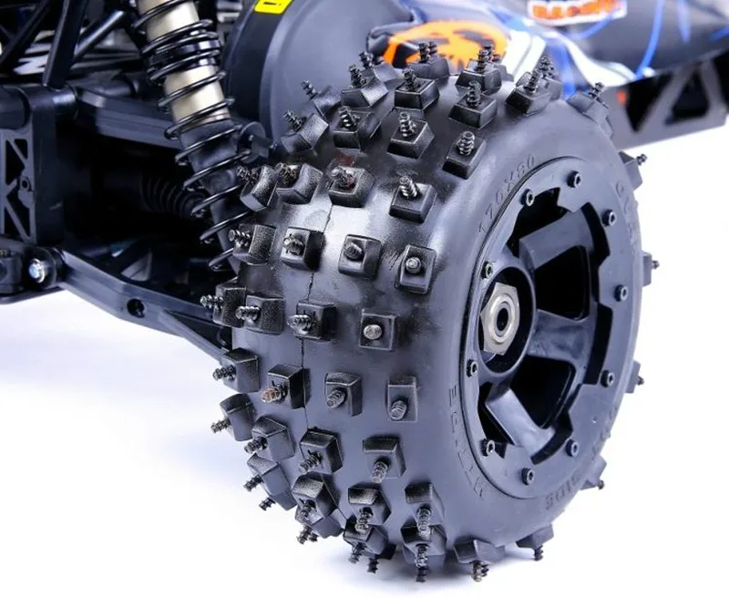 مجموعة إطارات الأظافر الخلفية من ماركة نوبي مجموعة جلد لـ 1/5 Hpi Rovan Kingmotor Baja 5b Rc قطع غيار السيارات