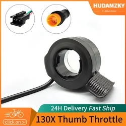 Ebike Thumb Throttle Electric Bike 130X Thumb Throttle ebike 3 Pin Waterproof/SM Plug Connector