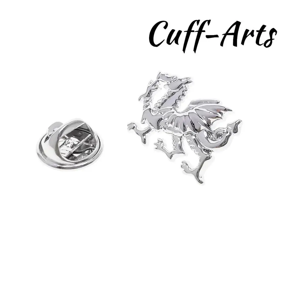 ويلش التنين التلبيب شارة بدبوس مجوهرات الأزياء بواسطة أزرار أكمام ppe 3