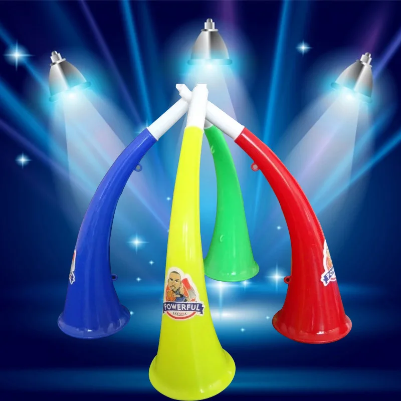 Football Game Stadium Cheer Fan Horns Soccer Lover Cheerleading Refueling Props Plastic Ox Horn Vuvuzela Kid Trumpet Toy