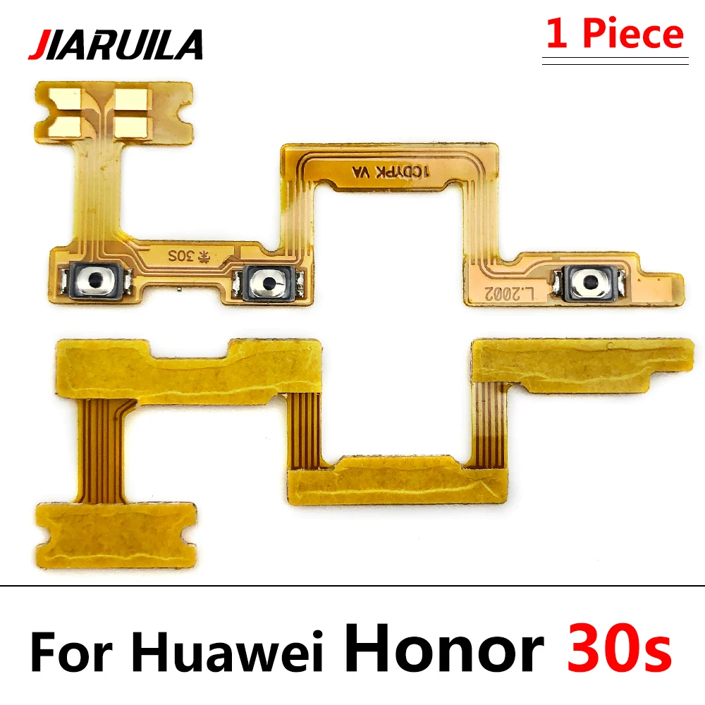 For Huawei Honor 4C Pro 6X 7X 6 7 plus 8 9 10 20 lite 30 30s Pro Smart Power On Off Key Volume Up Down Side Button Flex Cable