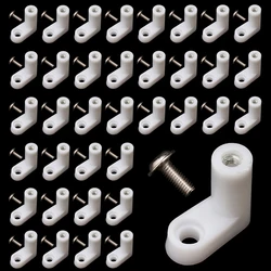 40Pcs/Set L Type PCB Mounting Feet with Screw for Game Board Accessories