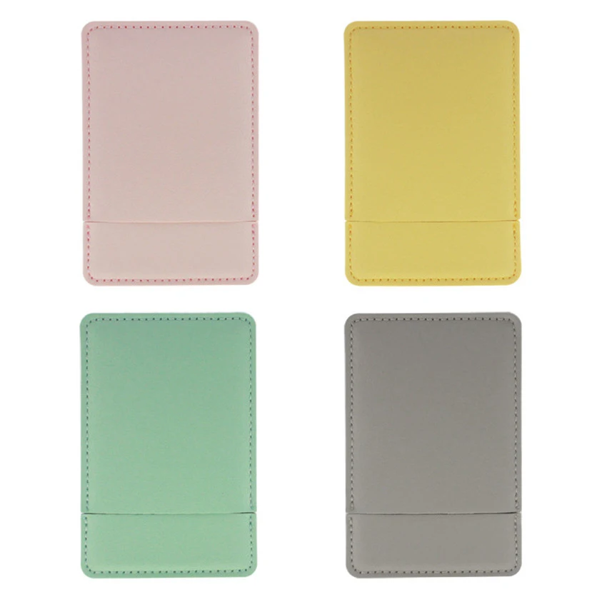 휴대용 메이크업 거울 광장 스테인레스 스틸 Len 화장품 거울 PU 가죽 아름다움 메이크업 거울 헤어 스타일링 액세서리