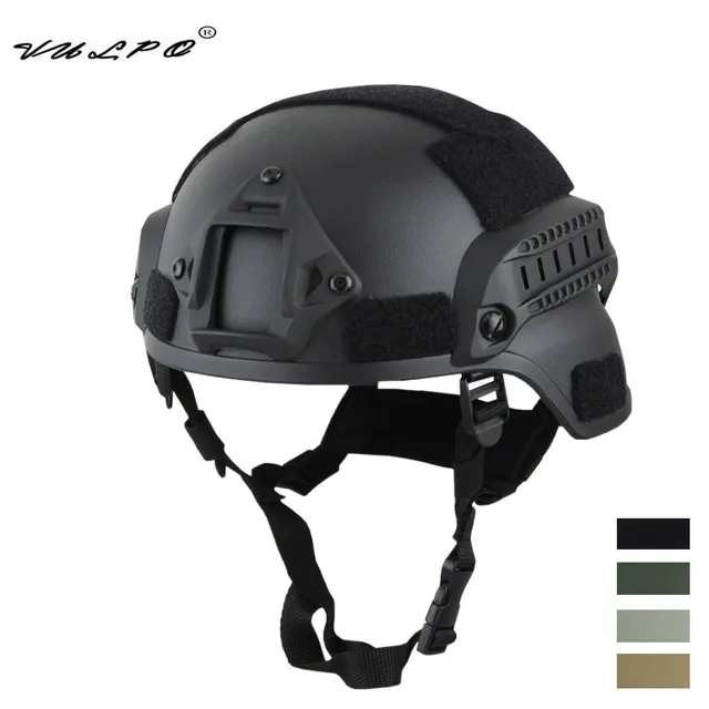Hełm taktyczny VULPO Airsoft MICH2000 kask Outdoor Paintball CS sprzęt ochronny do jazdy konnej sportowy hełm ochronny