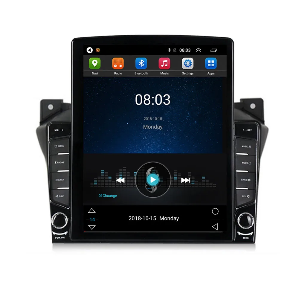 Vedio Tesla Player For Suzuki Alto 2009 2010-2014 Multimedia Head Unit Touch Screen Android10 64G Navigtion Car Audio Radio