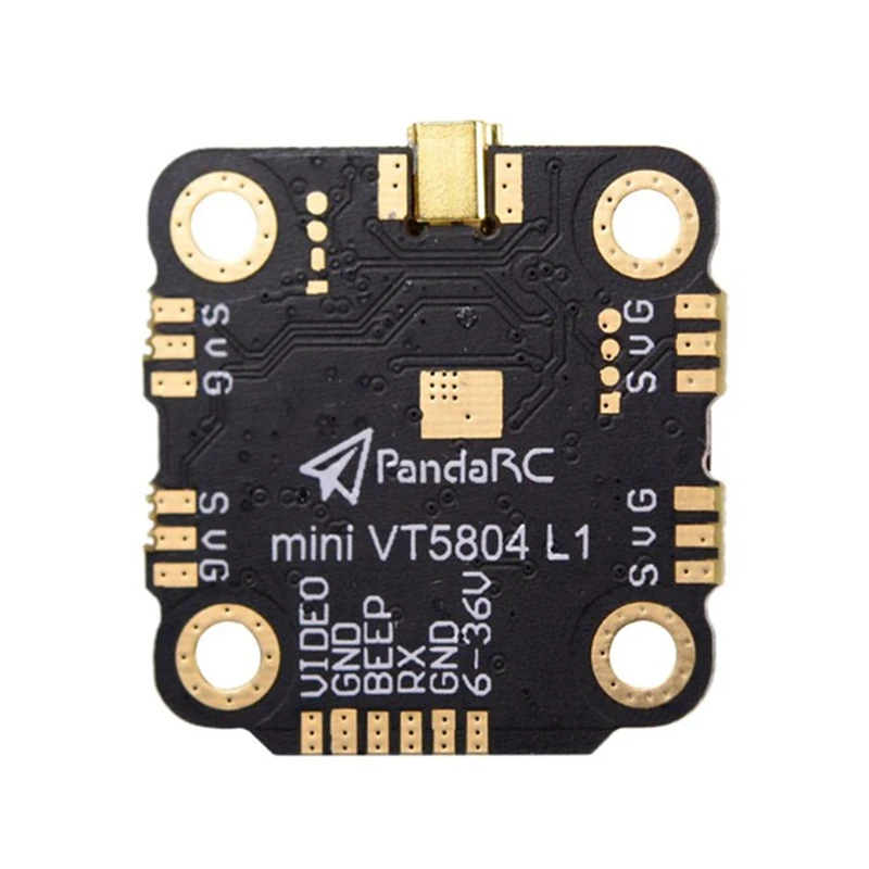 

PandaRC MINI VT5804 L1 5.8G 25-600mW VTX / 3in1 VTX&LEDcontroller & Buzzer Transmitter for RC Racing Drone