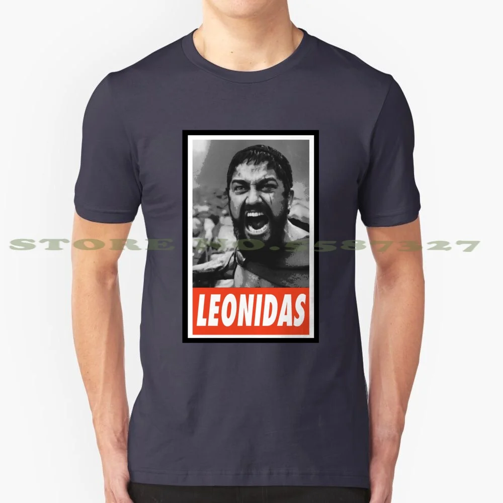 - Movies - Leonidas 100% Cotton T-Shirt Movie Movies Geek Classic Legend The 300 Leonidas