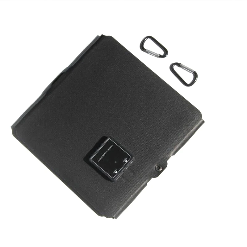 24 واط ETFE شاحن لوحة طاقة شمسية محمول شاحن بالطاقة الشمسية قابل للطي الهاتف المحمول/بنك الطاقة مخرج USB مزدوج