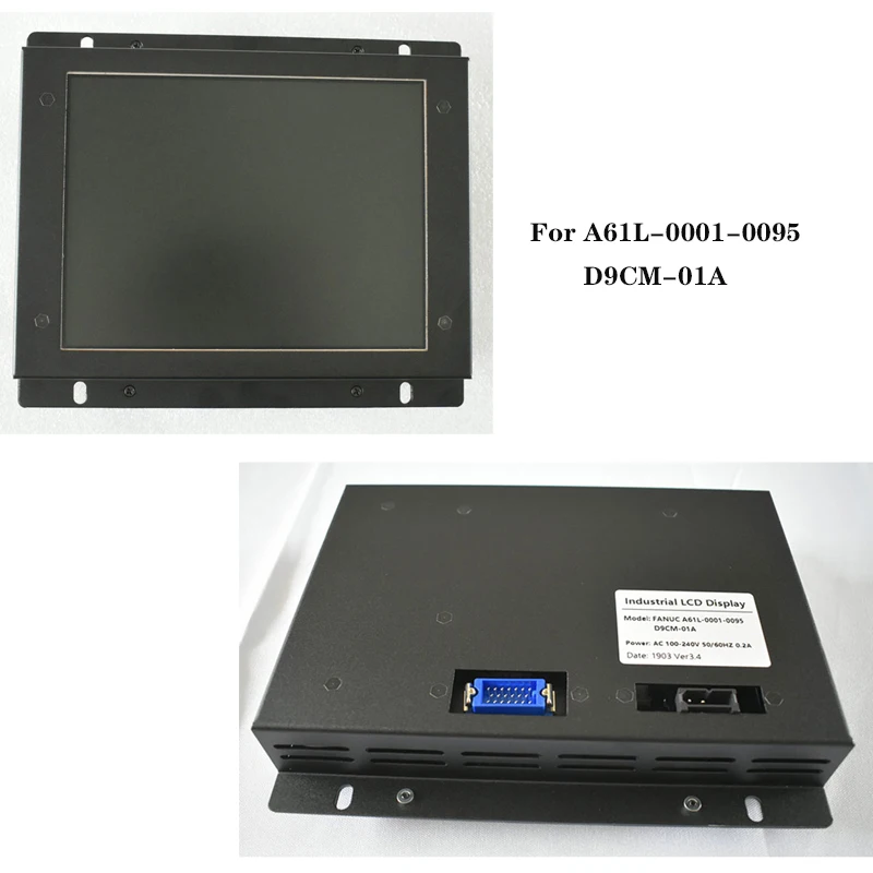Imagem -05 - Monitor de Display Lcd Industrial para Substituir Fanuc Crt Antigo A61l0001-0093 d9 Mm11a Mdt947b2b A61l-0001-0095 D9cm-01a