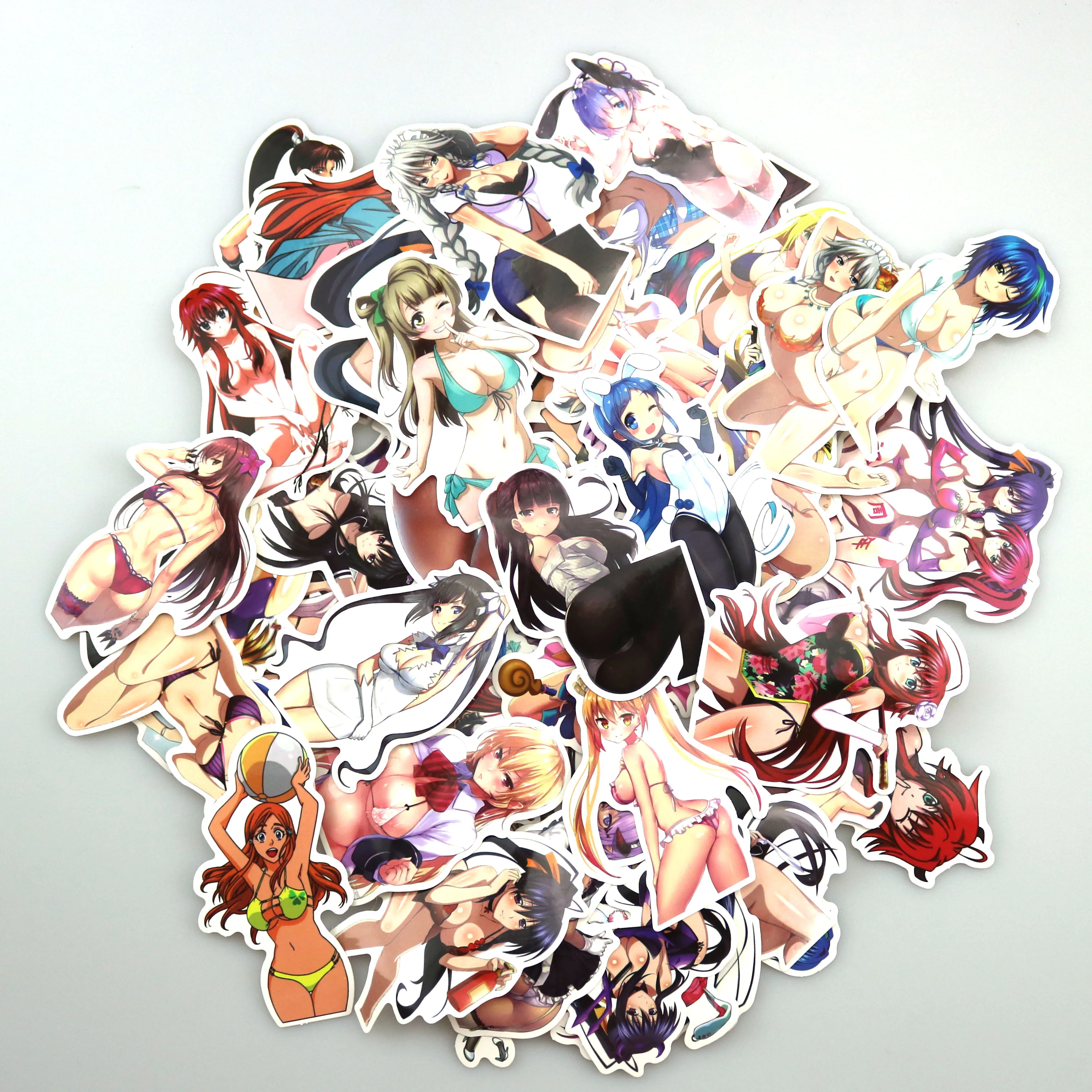 10/30/70PCS Anime Sexy Girls Adult Stickers For Waterproof Decal Laptop Motorcycle Luggage Snowboard Fridge Phone Car Sticker