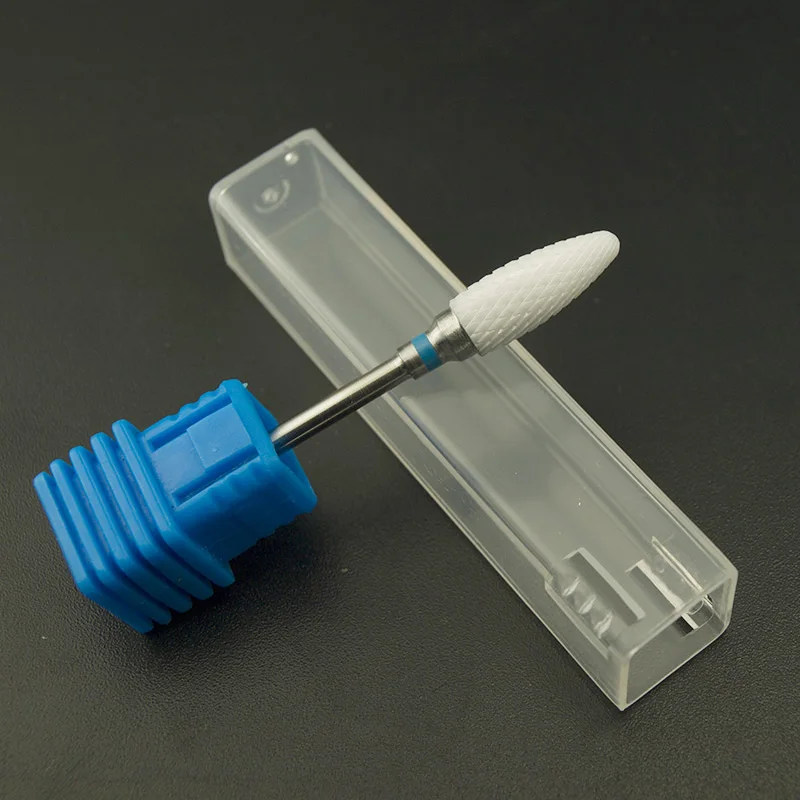 EasyNail Quality! Special Left-Handed Used Ceramic Milling Cutters Electric Drill Nail Drill Bit for Removel Gel Polish Varnish