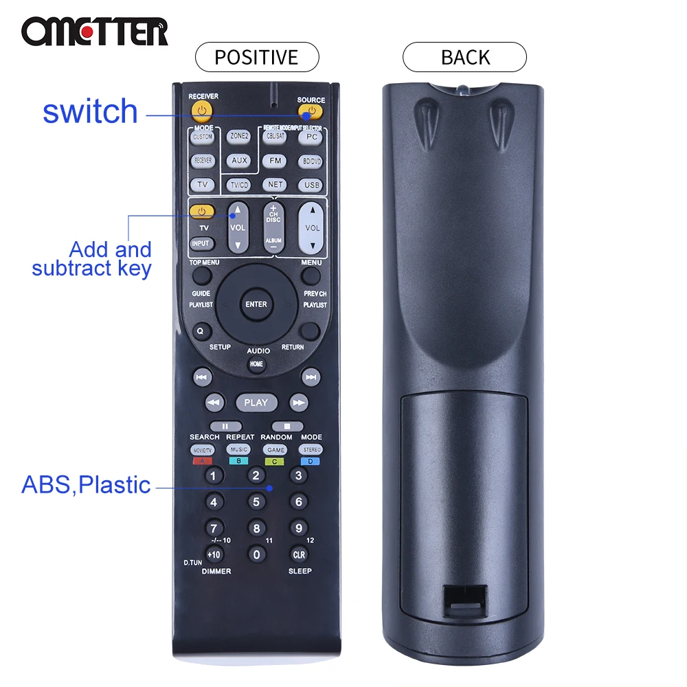 Die Neue RC-879M RC 879M RC-799M Geeignet für Onkyo Teile AV Empfänger Fernbedienung TX-SR333 TX-NR535 TXNR535 TXSR333