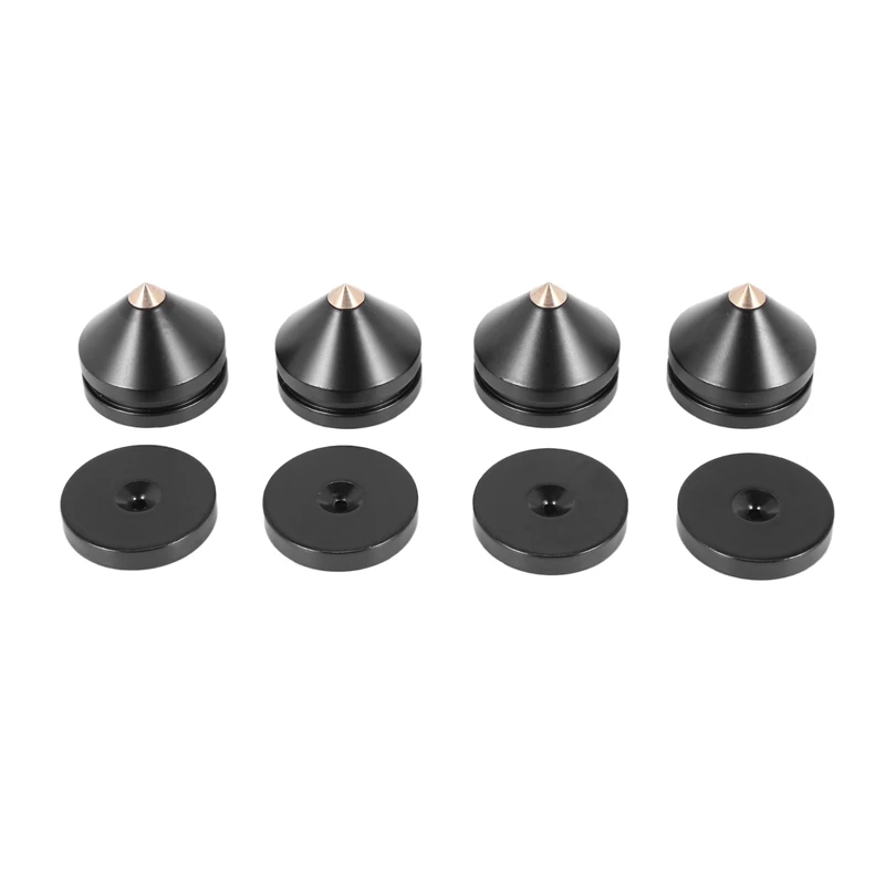2 Sets Speaker Loudspeaker Spikes Stand Feets Audio Speaker Repair Parts Turntable Stand Shock Pin Nails And Pads