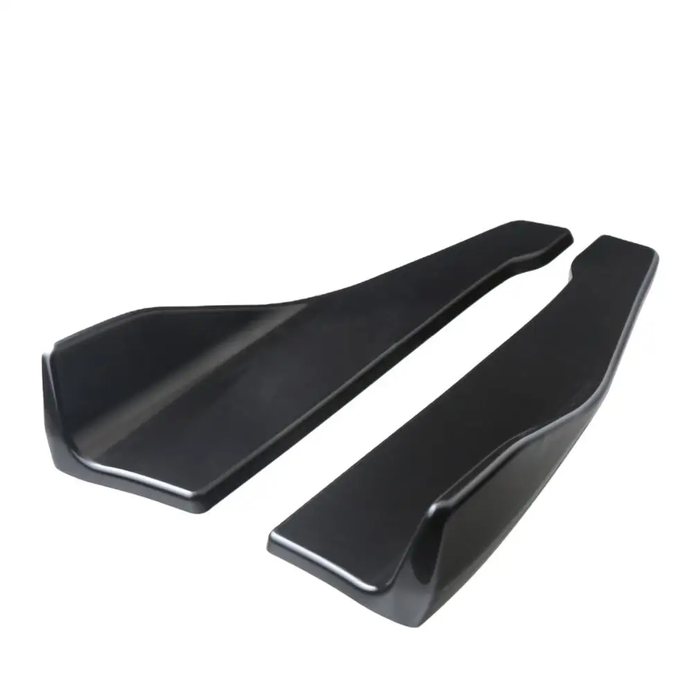 Universal 48CM Car Side Skirt extension Splitters Car Bumper Cabon Spoiler Rear Lip Exterior Part Auto Modification Accessories