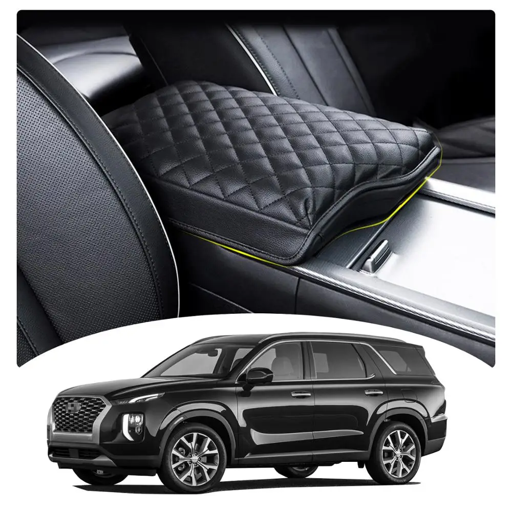 LFOTPP Auto Bracciolo Box Cover per Hyundai Palisade 2020 2021 2022 2023 Controllo centrale Contenitore Pad Auto interni Hyundai Palisade Accessori