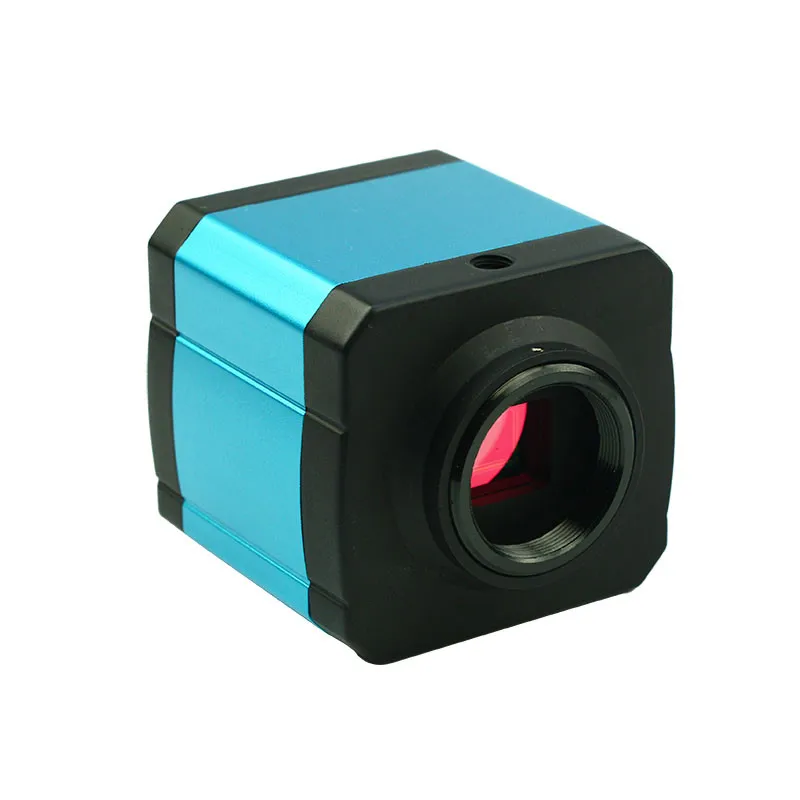 Fotocamera per microscopio digitale con attacco C da 14mp 1080P TF Card videocamera industriale USB compatibile HDMI con adattatore per obiettivo