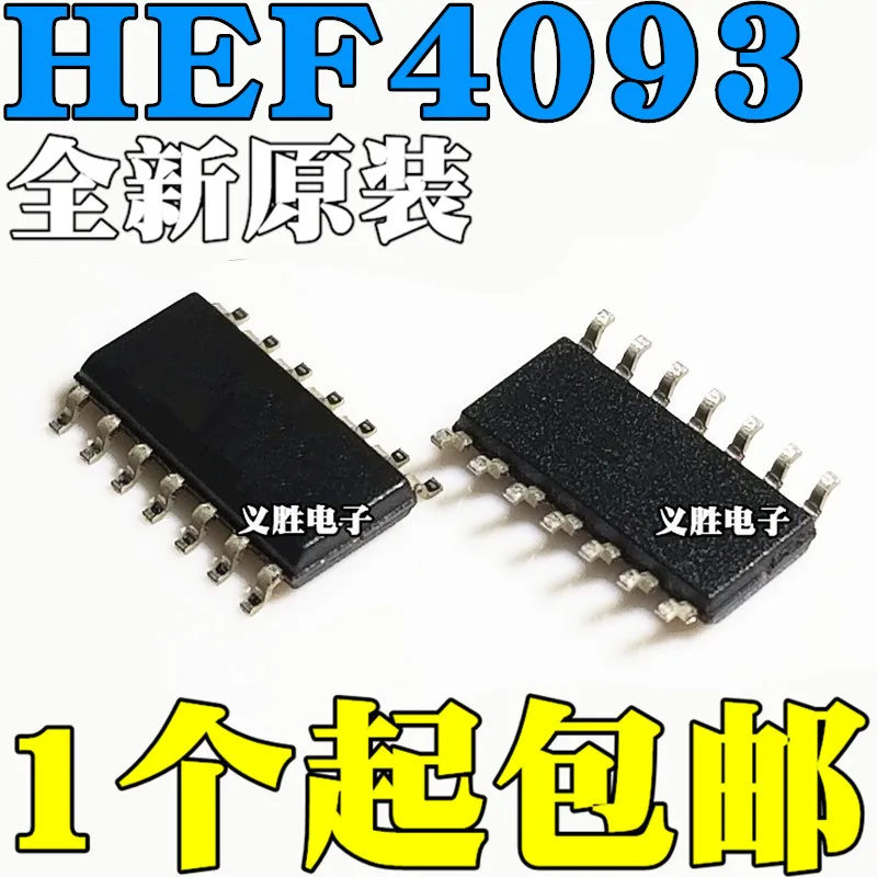 2PCS New and original HEF4093BT SOP14  Schmitt trigger  Logic chip IC Logic chips, can replace CD4093BM SOP14 logic devices chip