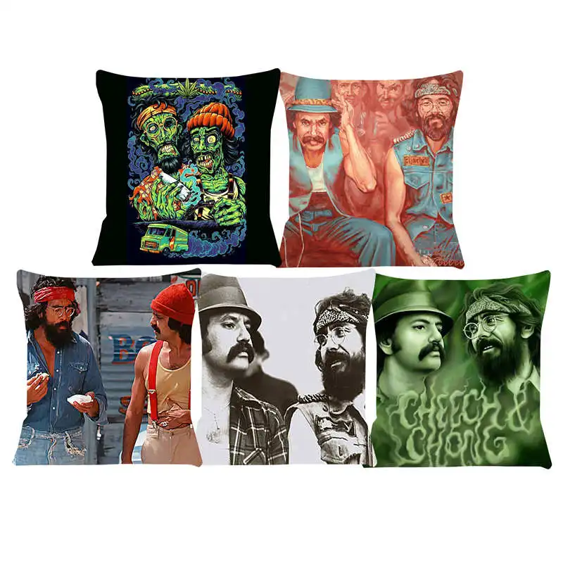 Sofa Cushion Cover Funny Duo Living Room Decorative Pillows Home  Pillow Case 45x45 Chair Cushions Car Pillow Cover SJ-162