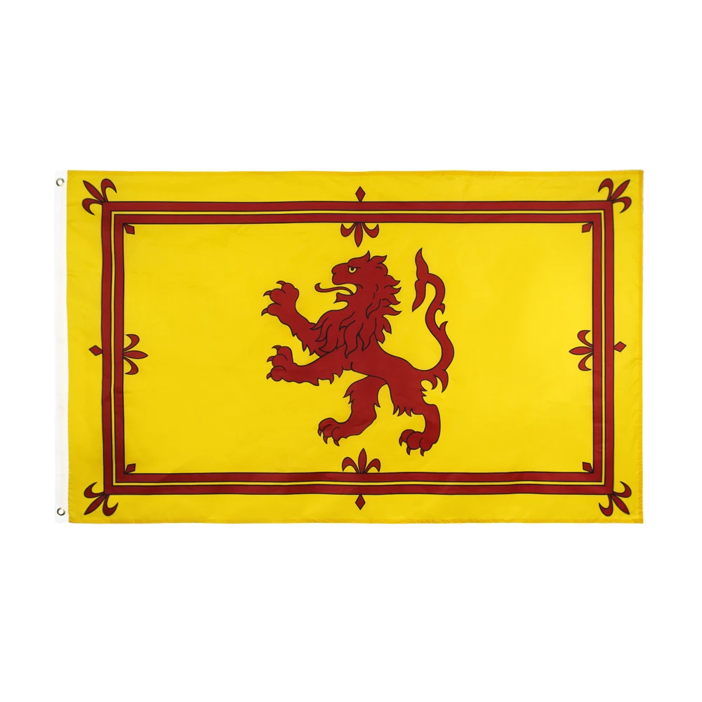 FLAGHUB 60X90 90X150cm Royal lion Rampant Scotland Flag For Decoration