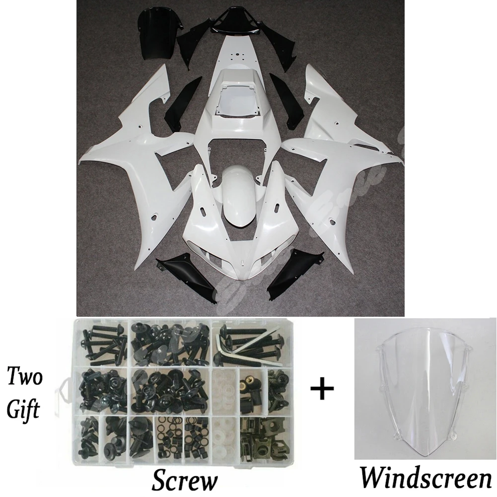 

Unpainted Injection Body Work Race Fairing Set Kit For For Yamaha YZF R1 2002-2003