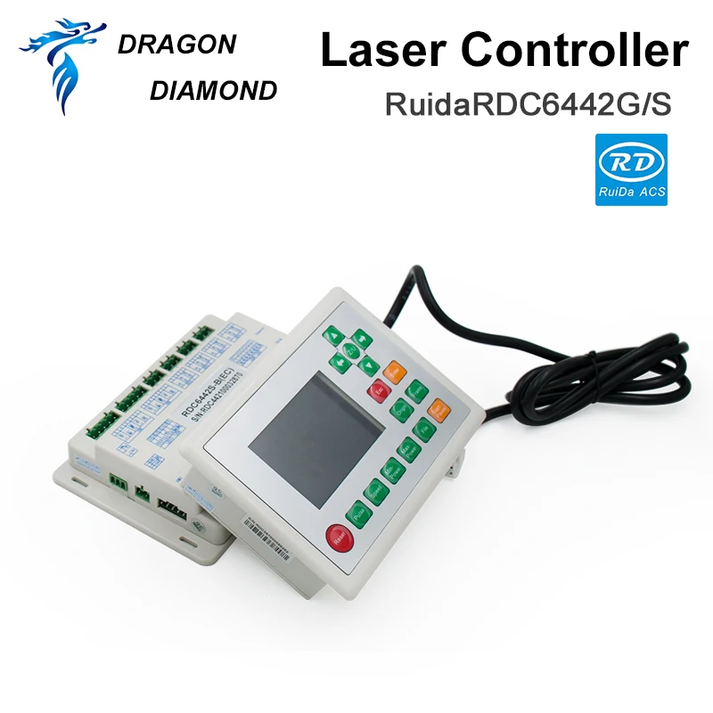 Ruida-controlador láser Co2, paneles de sistema DSP, membrana de película RDC6442S para grabador láser y máquina cortadora RDC 6442 6442G 6442S